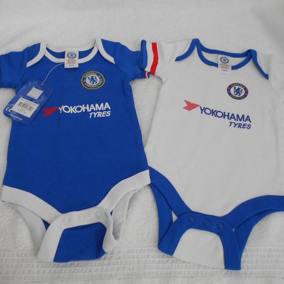 Chelsea Football Club Other - 2 Chelsea Football Club onesies 6-9 months NWT
